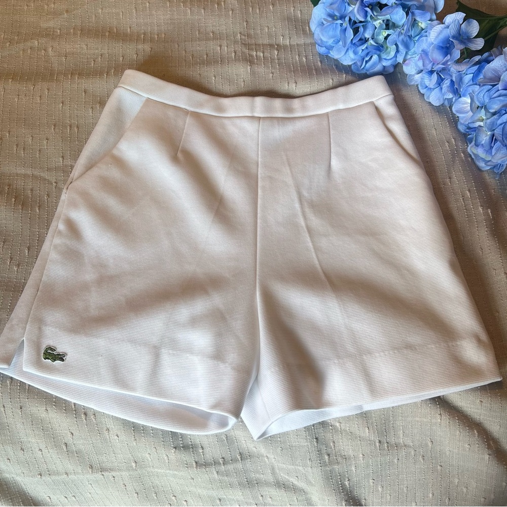 Lacoste vintage pleated shorts size medium
